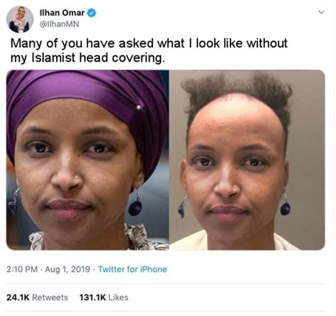 This isn’t a real photo of Ilhan Omar without a head scarf